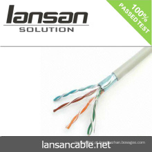 Lansan 4 pares rj45 cat5e cabo de rede 24awg BC cabo 305m melhor preço lan cabo de boa qualidade